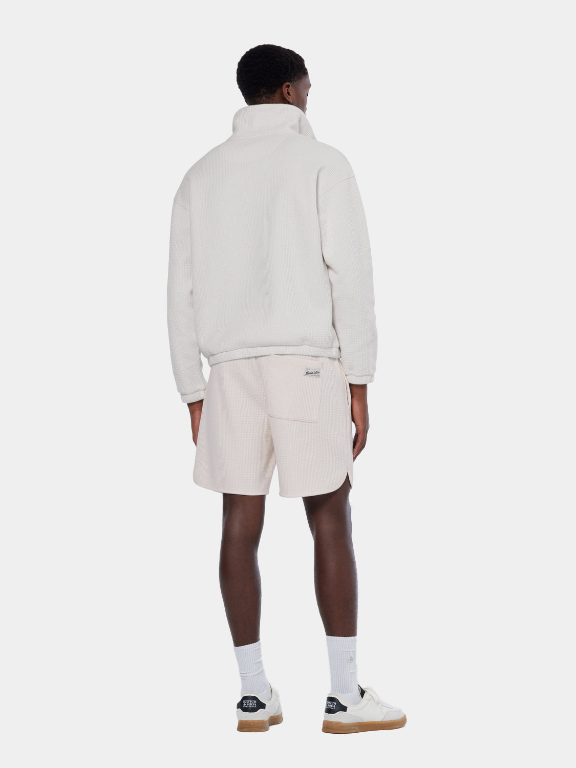 Waffle half-zip sweatshirt - Scotch & Soda AU