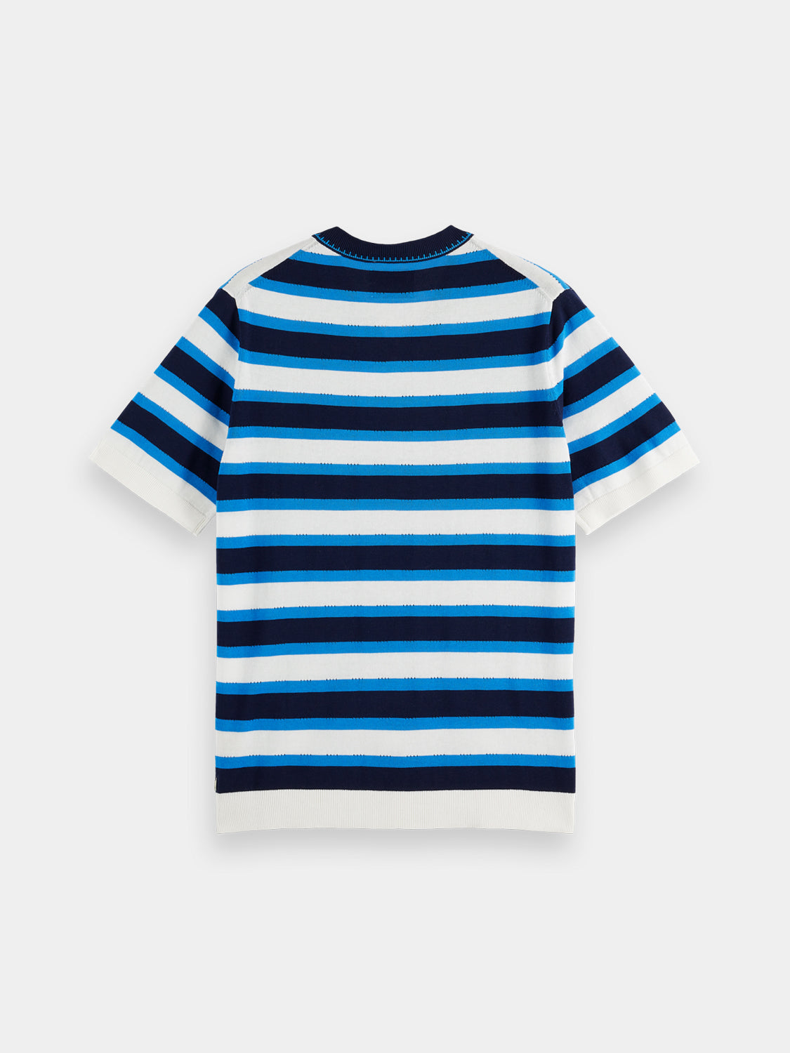 Knitted v-neck t-shirt