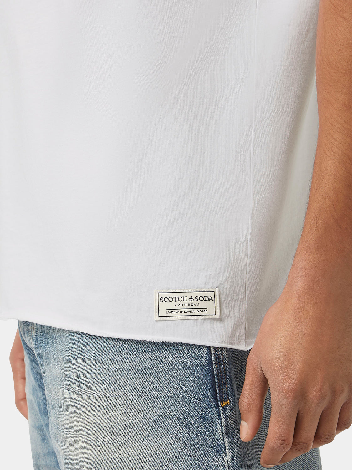 Raw edge t-shirt - Scotch & Soda AU