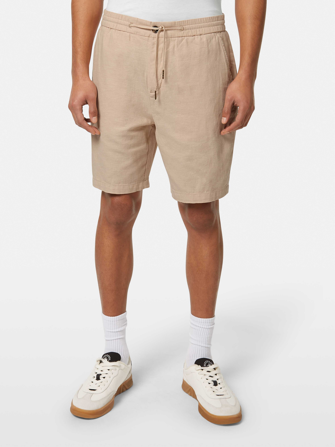 Fave cotton-linen shorts - Scotch & Soda AU