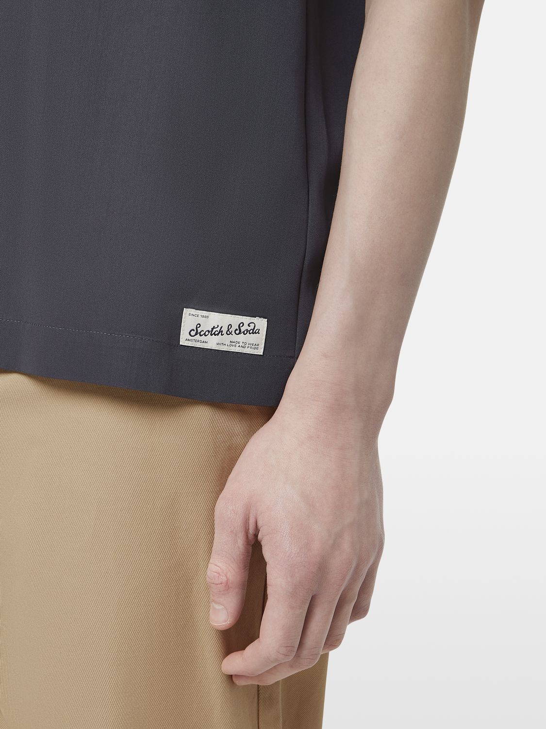 Sateen short sleeved shirt - Scotch & Soda AU