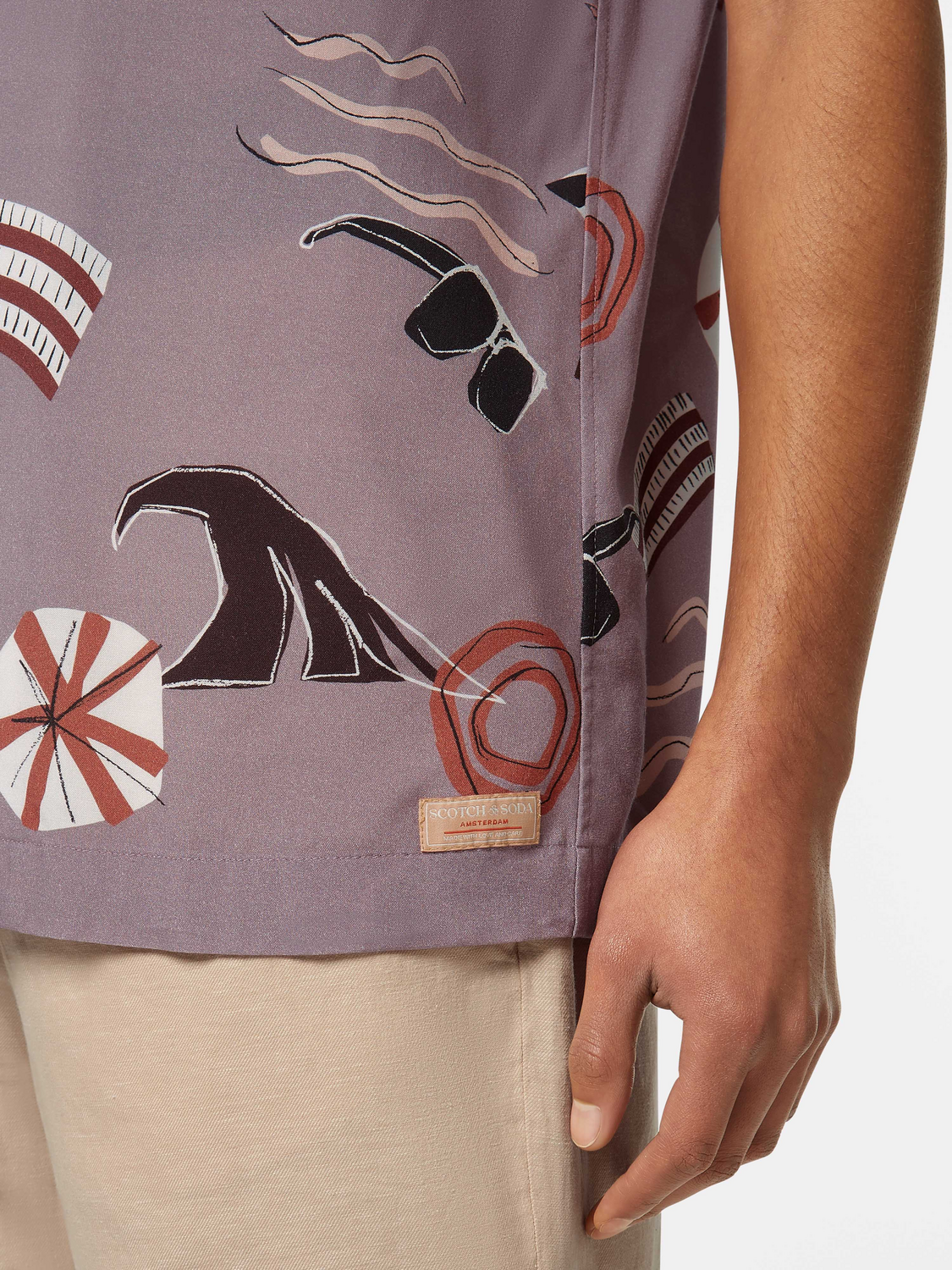 Printed short sleeved shirt - Scotch & Soda AU