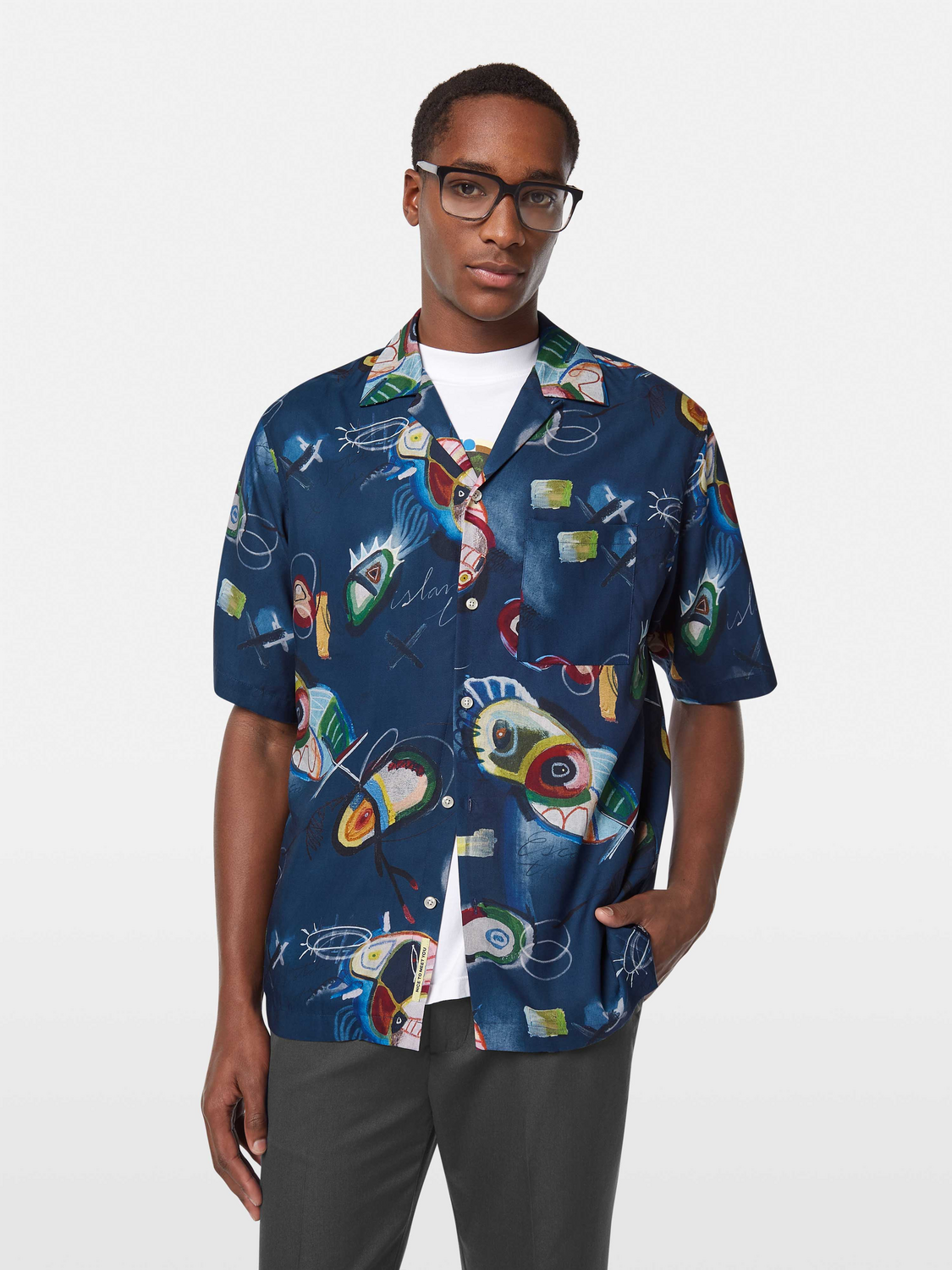 Printed short sleeved shirt - Scotch & Soda AU