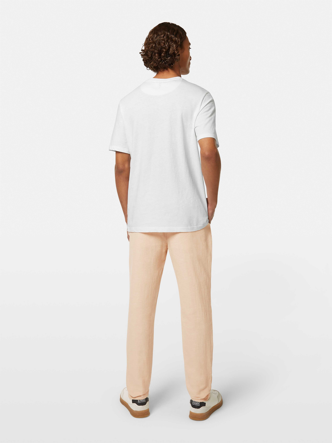 Cotton-linen t-shirt - Scotch & Soda AU