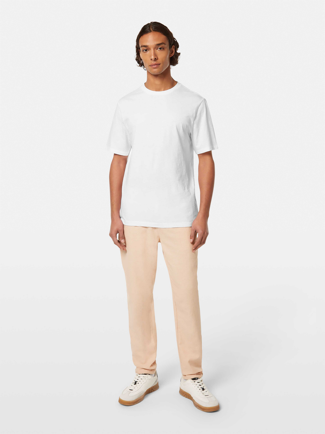Cotton-linen t-shirt - Scotch & Soda AU