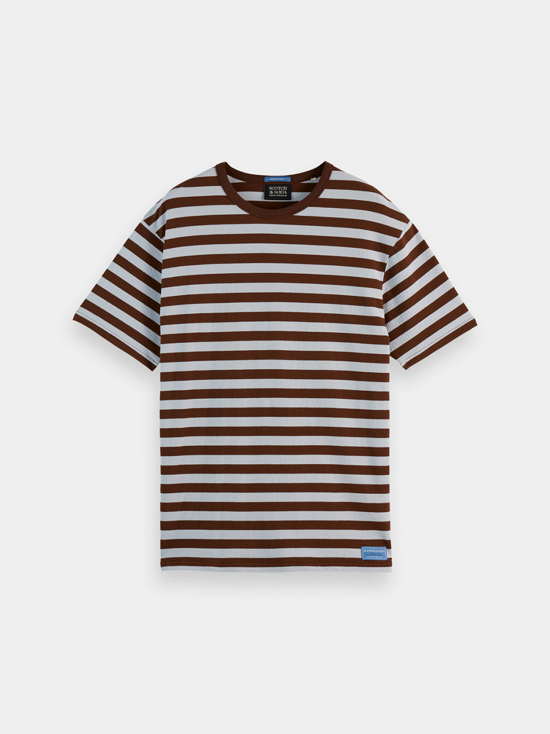 Waffle striped t-shirt - Scotch & Soda AU