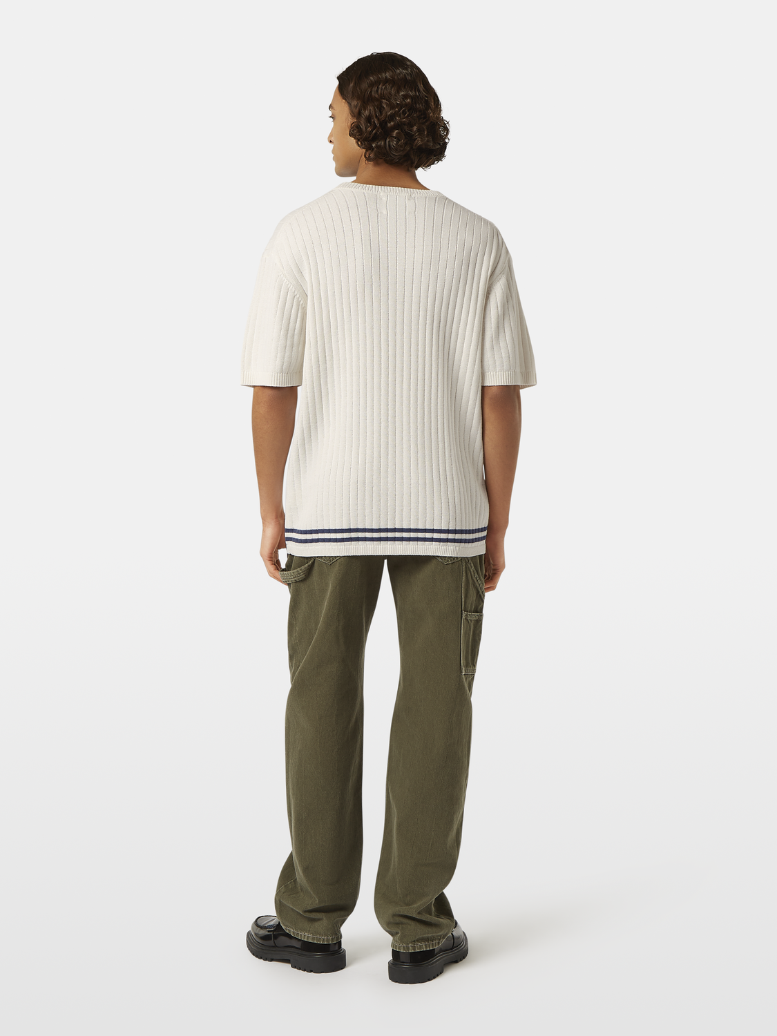 Structured knitted t-shirt - Scotch & Soda AU