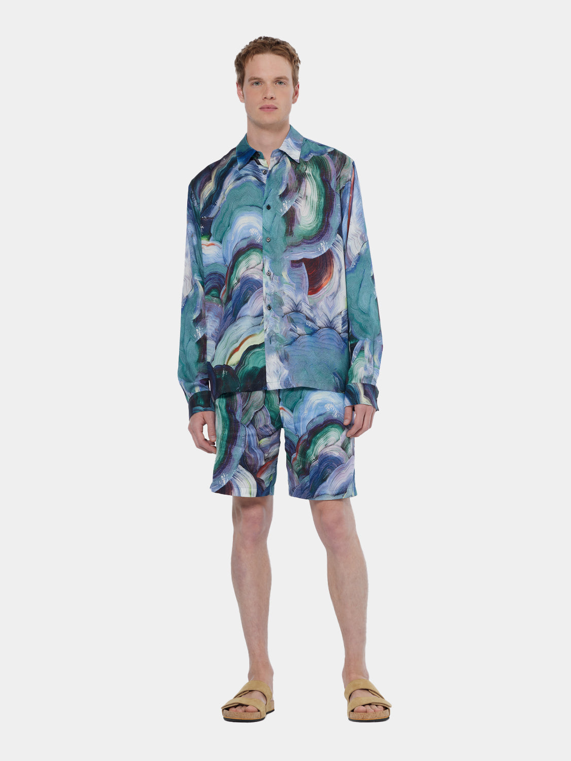 Printed tencel shirt - Scotch & Soda AU