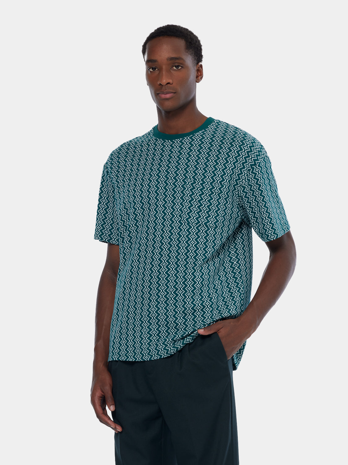 Jacquard t-shirt