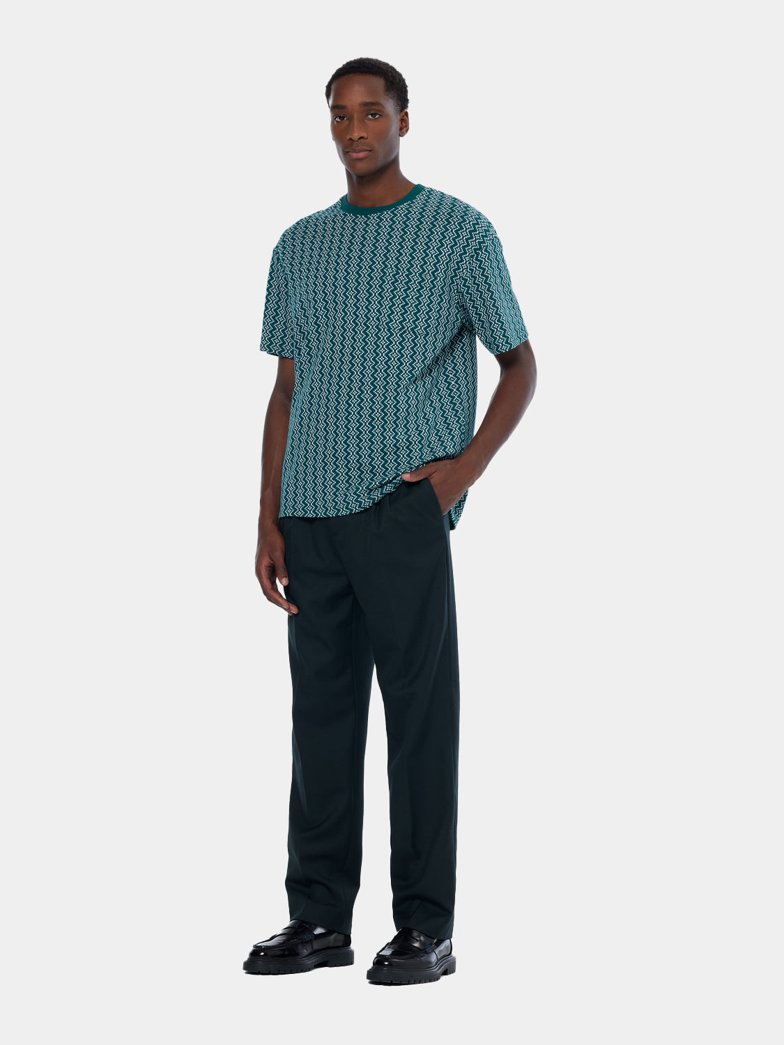 Jacquard t-shirt