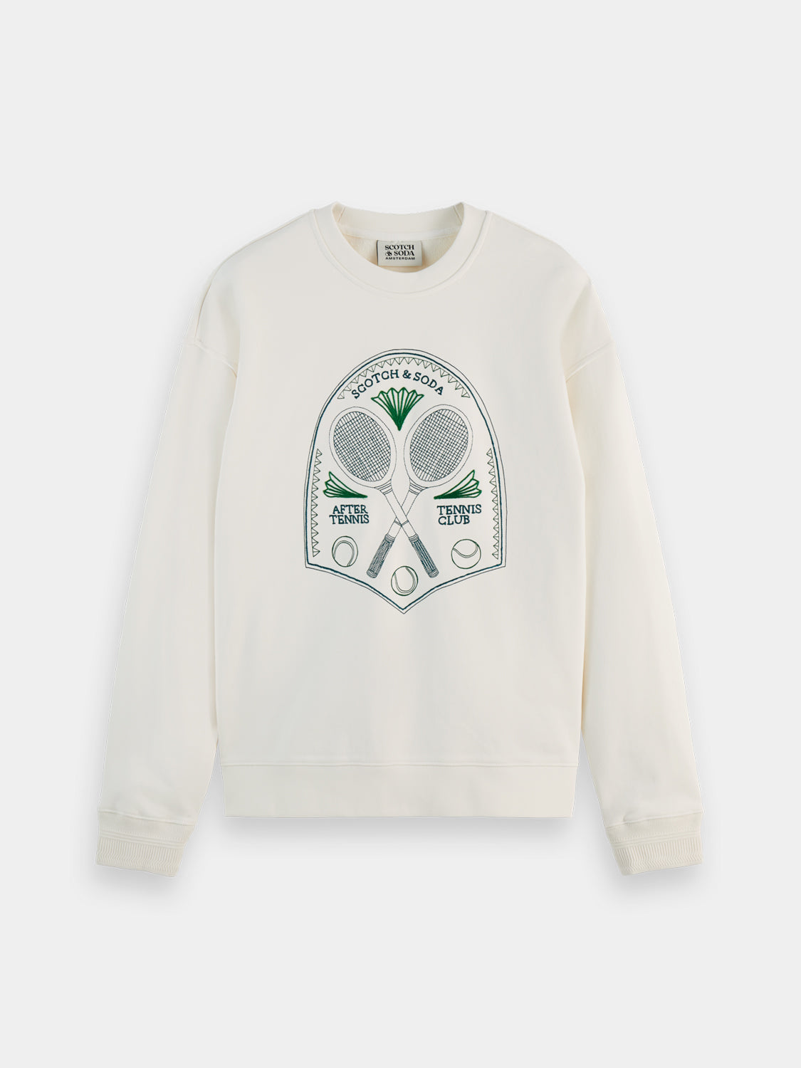 Embroidered artwork sweatshirt - Scotch & Soda AU