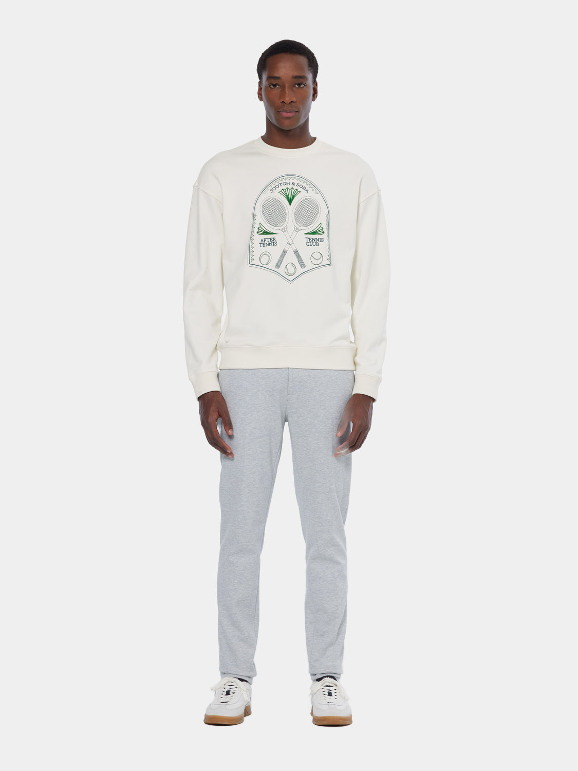 Embroidered artwork sweatshirt - Scotch & Soda AU