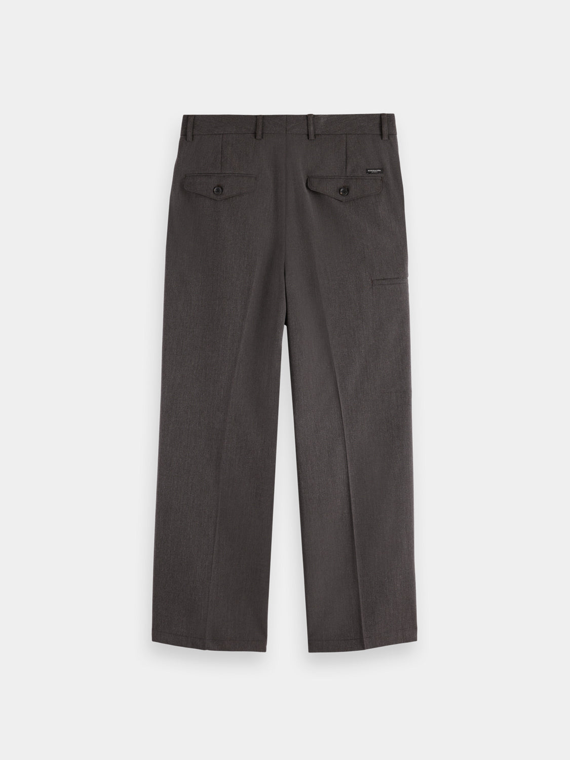 Melange wide fit chinos