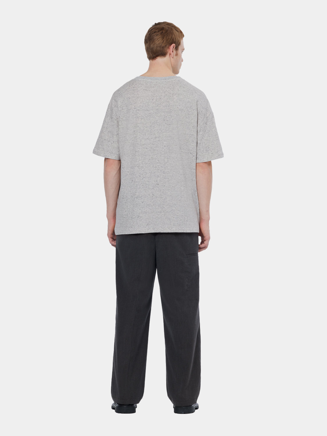 Melange wide fit chinos