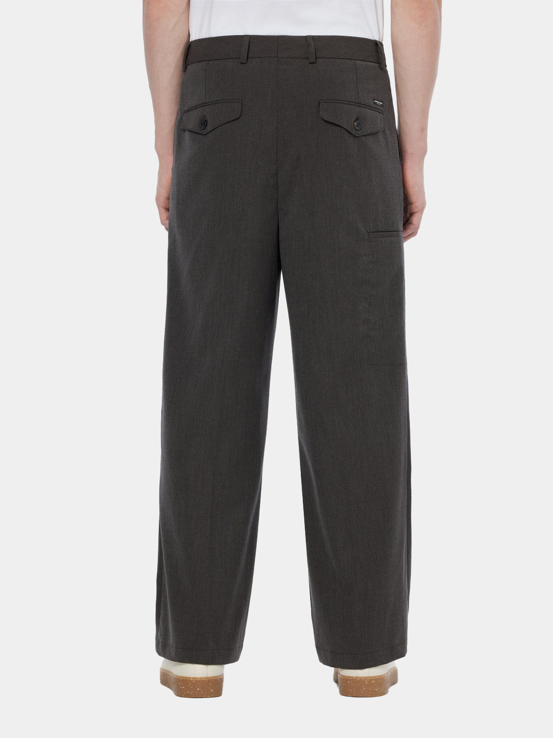 Melange wide fit chinos
