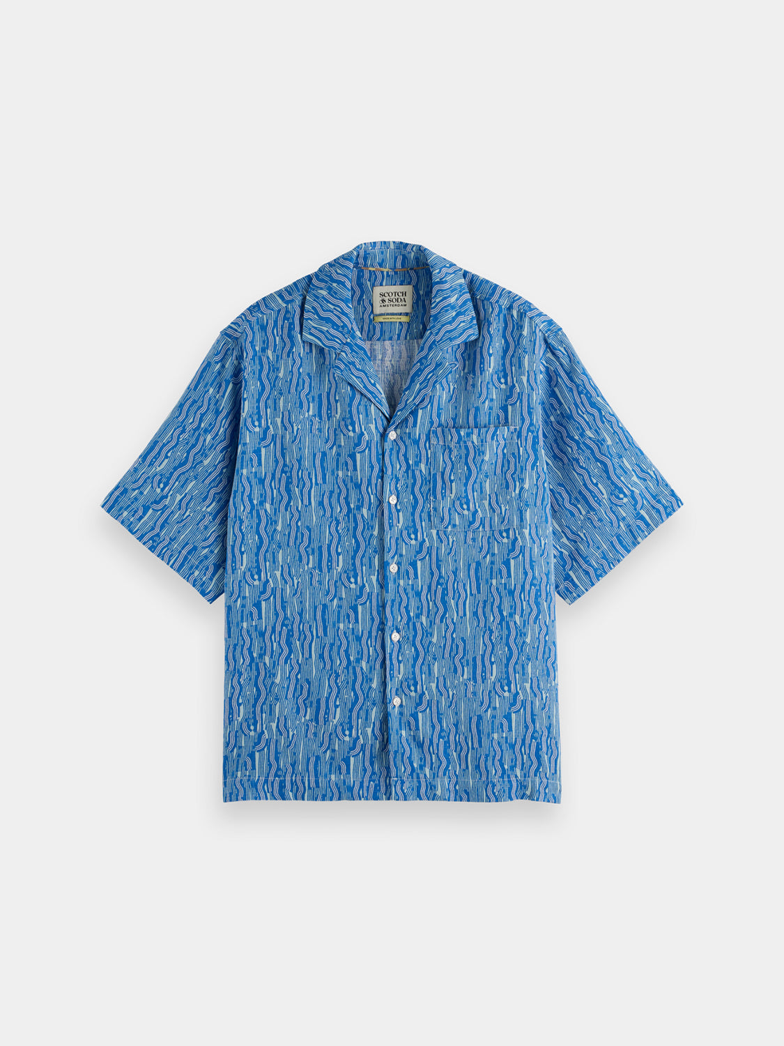 Short sleeved printed shirt - Scotch & Soda AU