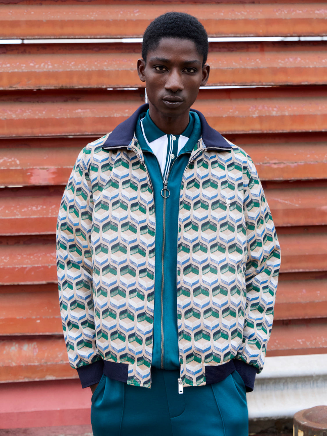 Jacquard tracksuit jacket - Scotch & Soda AU