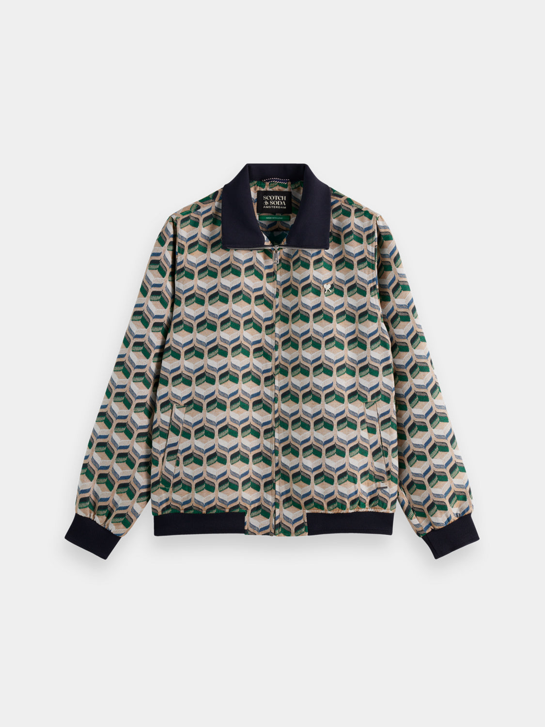 Jacquard tracksuit jacket - Scotch & Soda AU