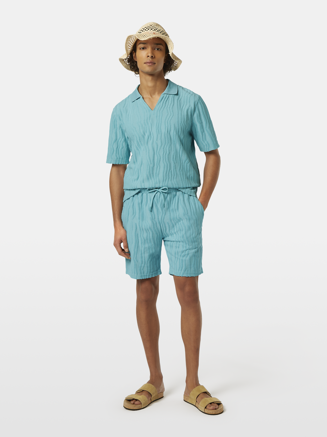 Terry jacquard shorts - Scotch & Soda AU