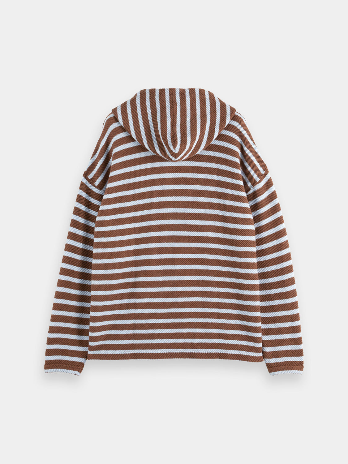 Striped terry hoodie - Scotch & Soda AU