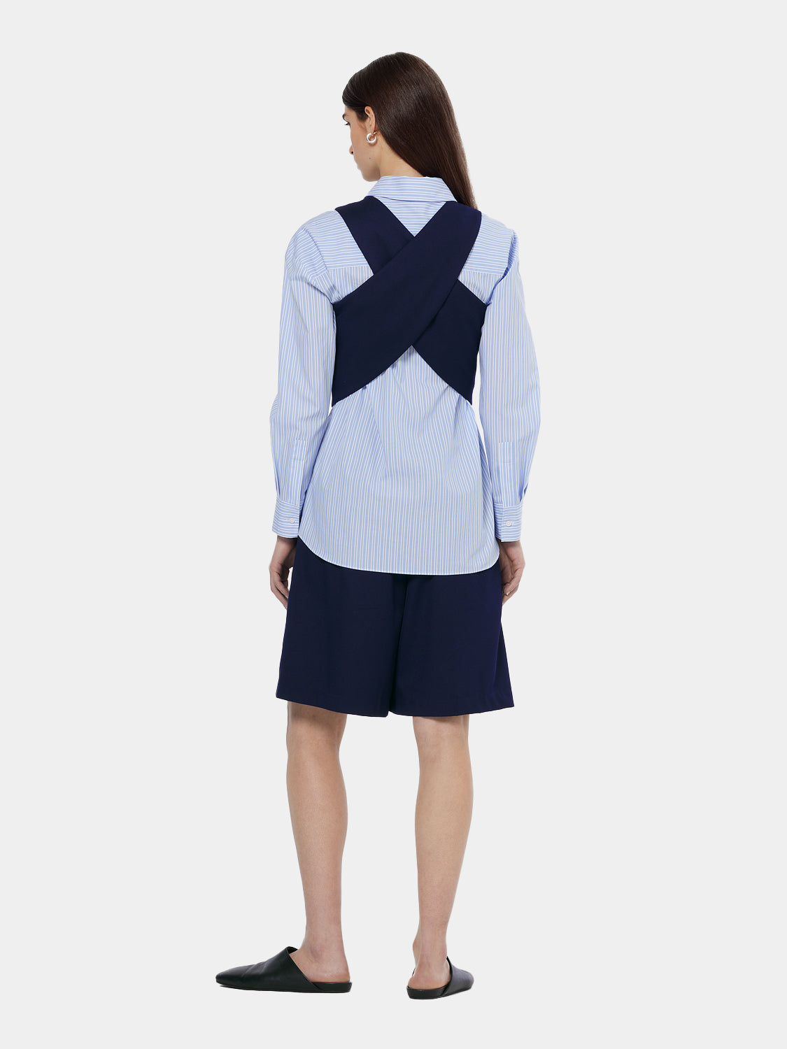 Cross back gabardine waistcoat - Scotch & Soda AU
