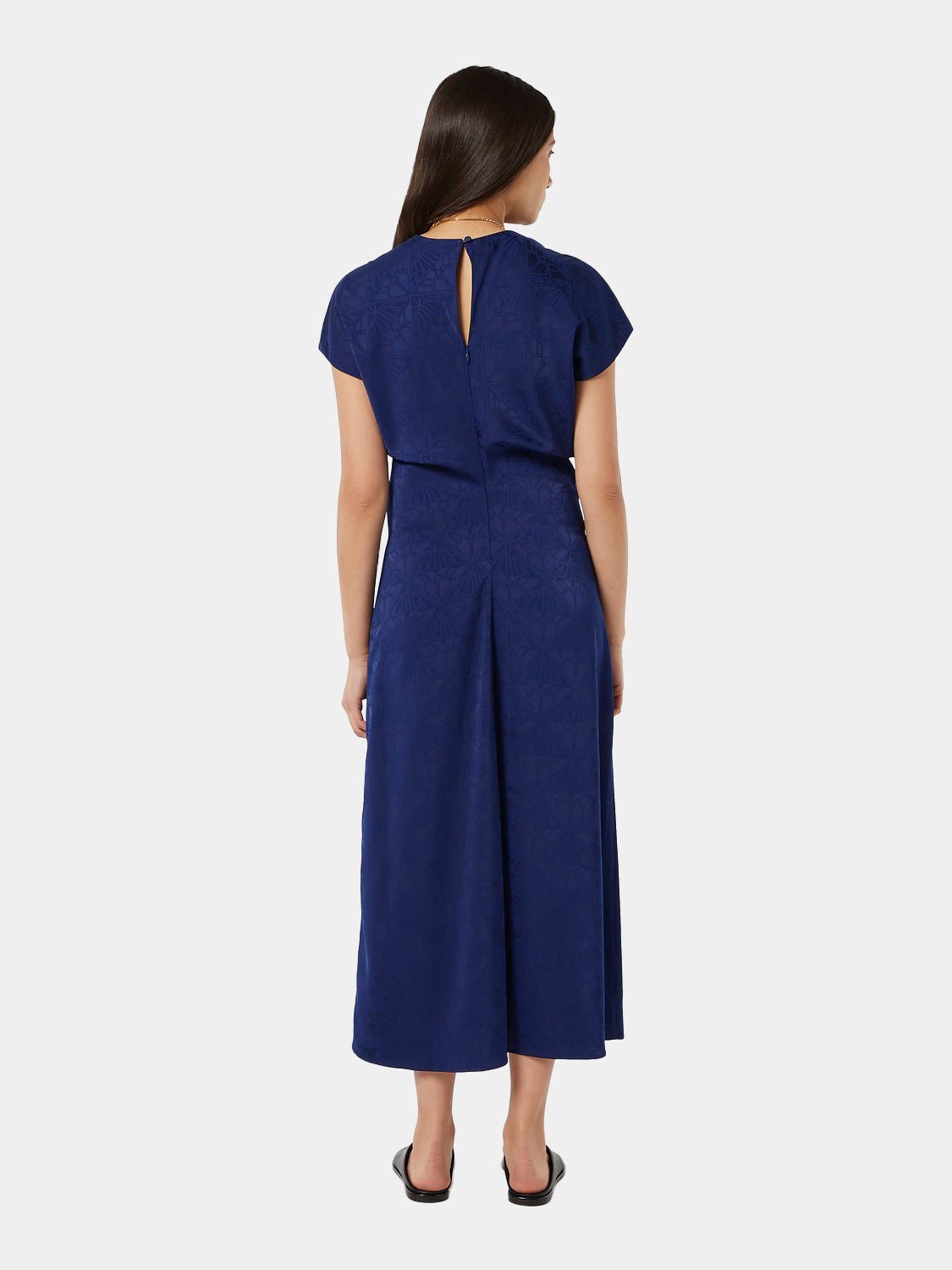 Midi satin jacquard dress - Scotch & Soda AU