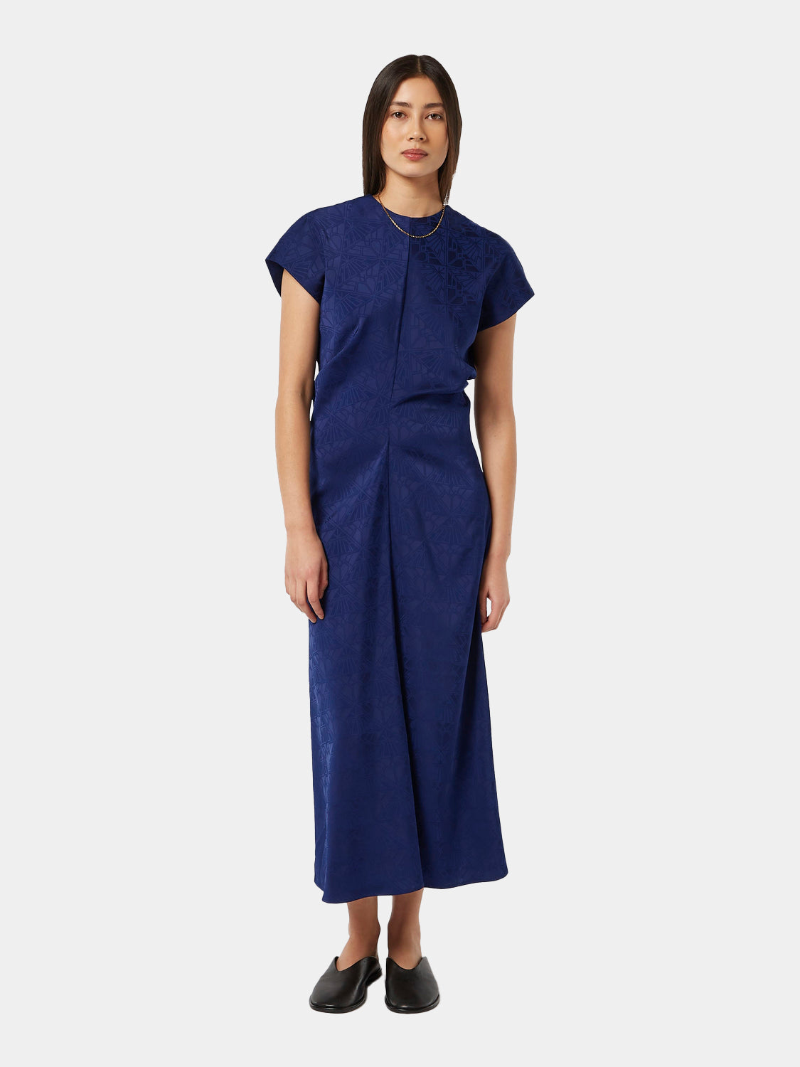 Midi satin jacquard dress - Scotch & Soda AU
