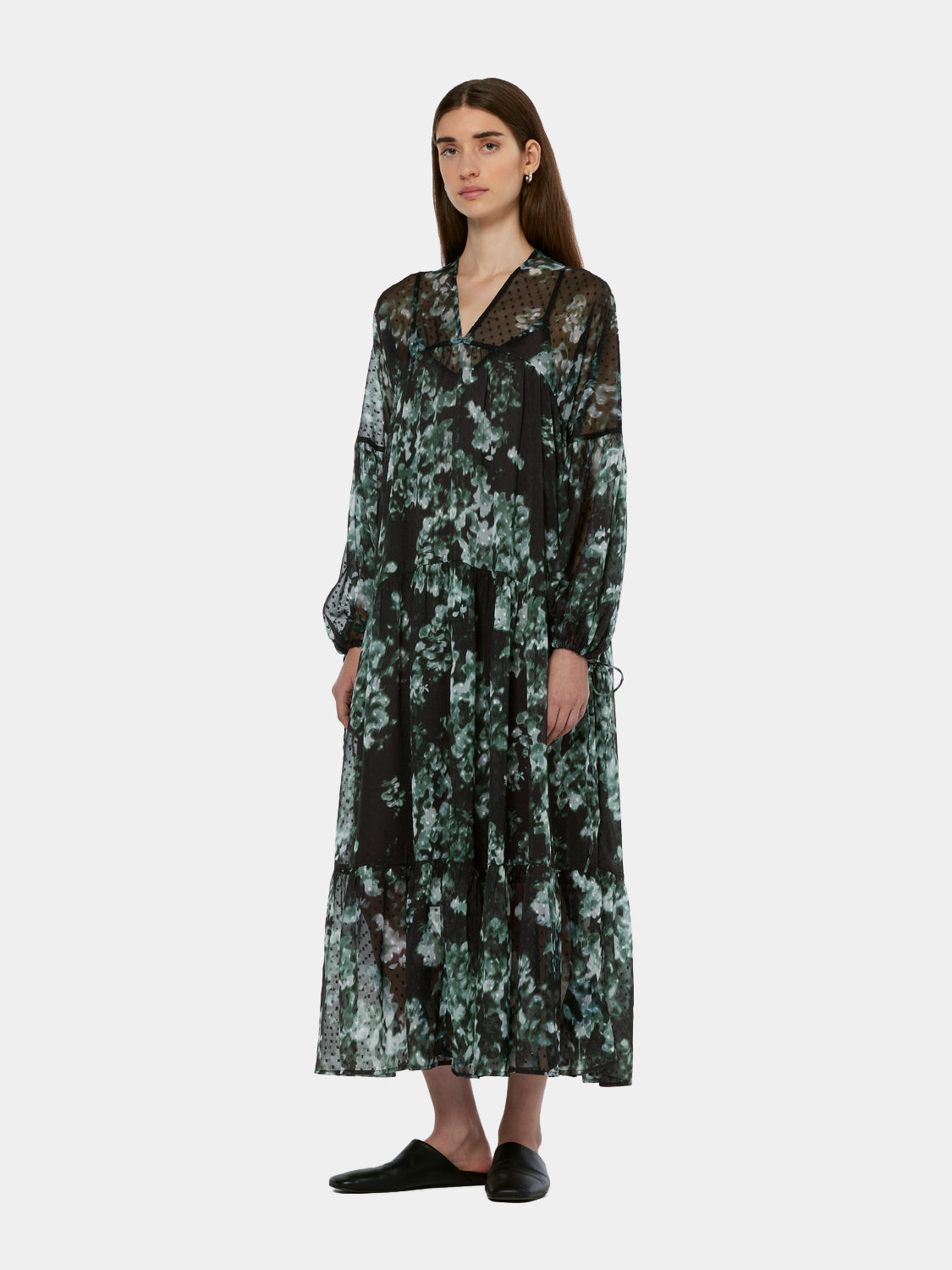 Printed fil coupe maxi dress - Scotch & Soda AU