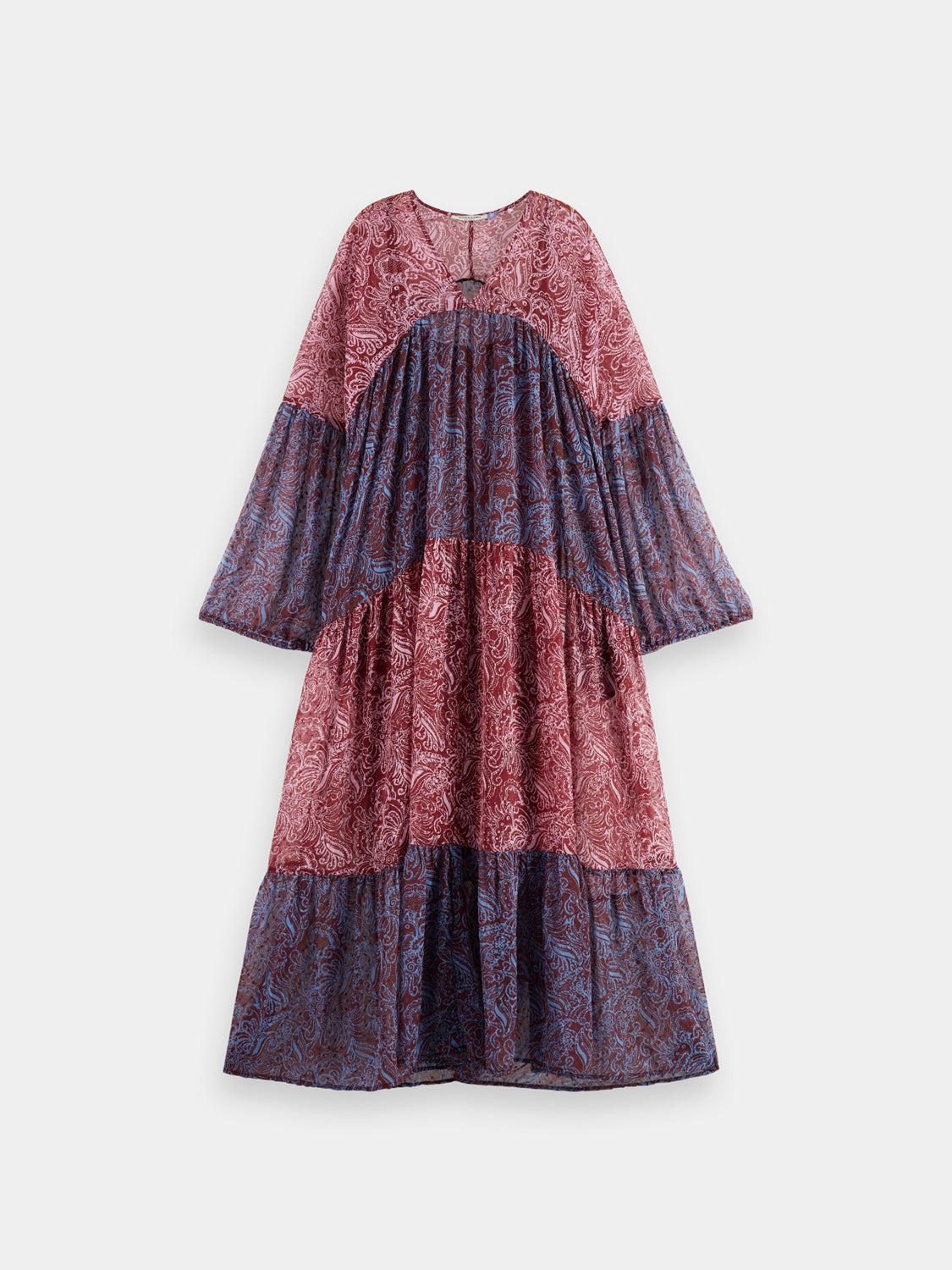 Printed fil coupe maxi dress - Scotch & Soda AU