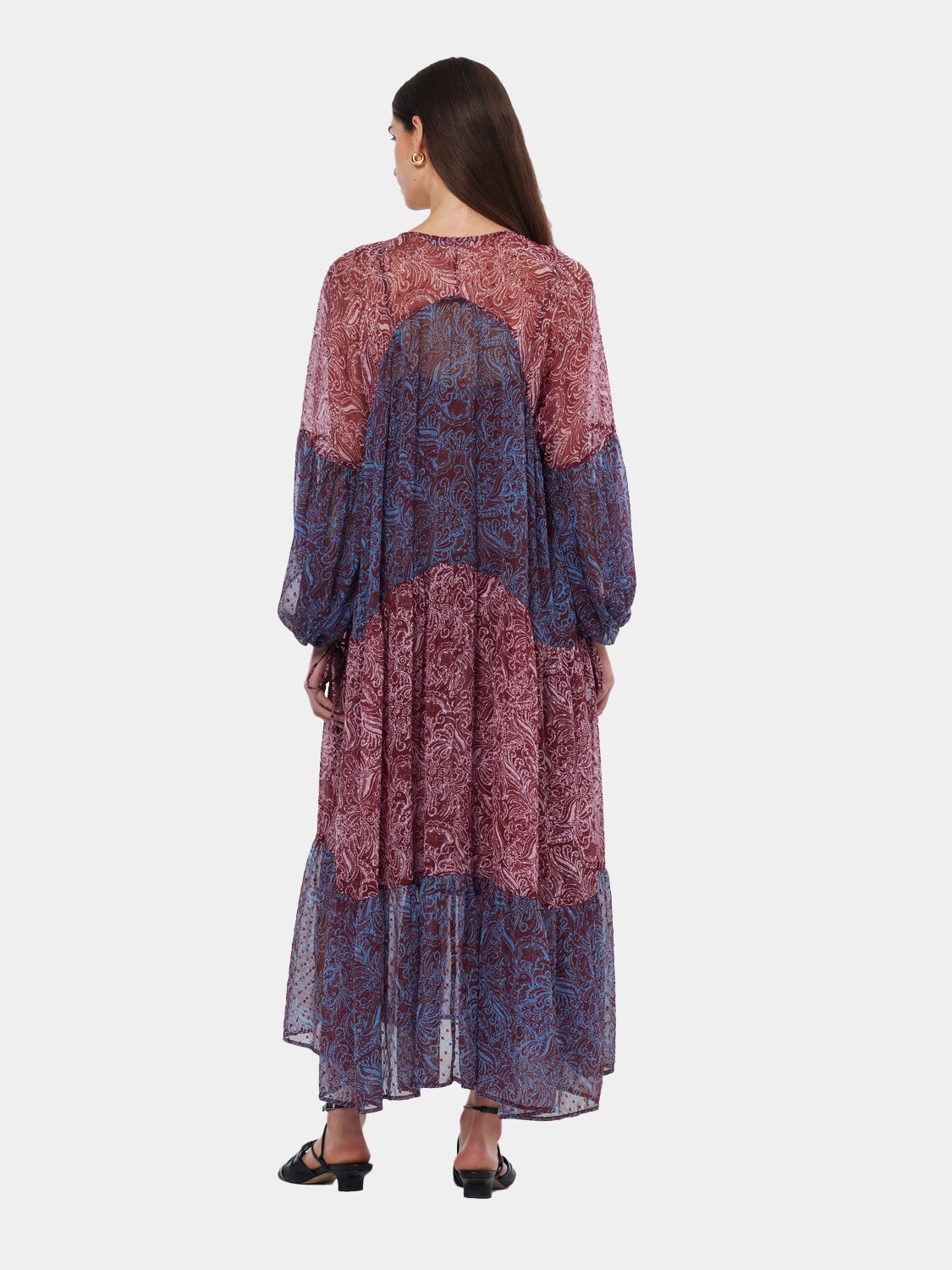 Printed fil coupe maxi dress - Scotch & Soda AU