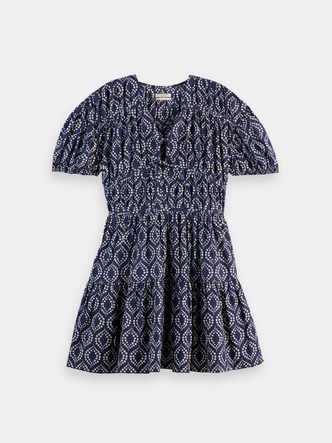 Jersey Gathered Mini Dress