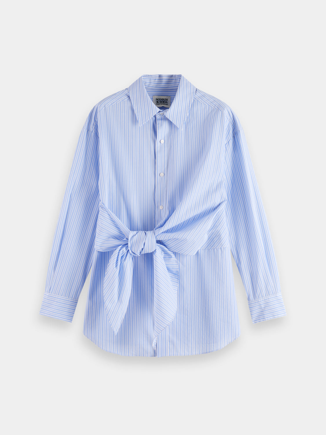 Striped knotted shirt - Scotch & Soda AU