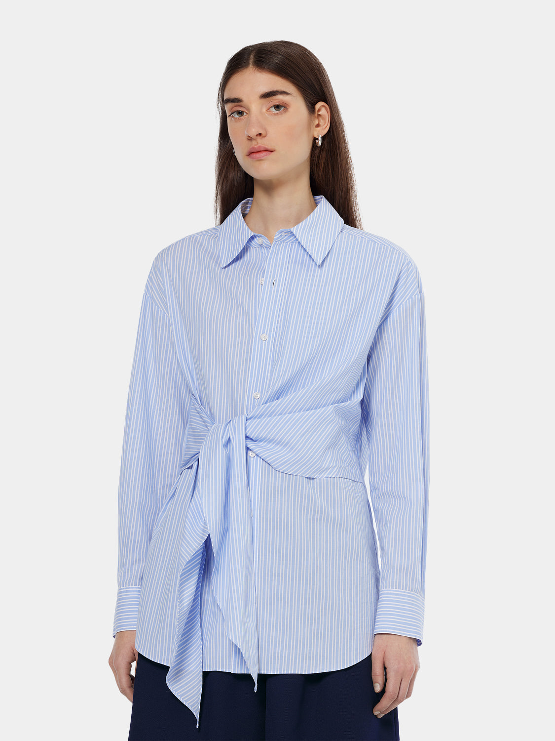 Striped knotted shirt - Scotch & Soda AU