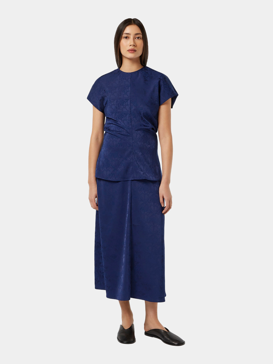 Satin jacquard top - Scotch & Soda AU
