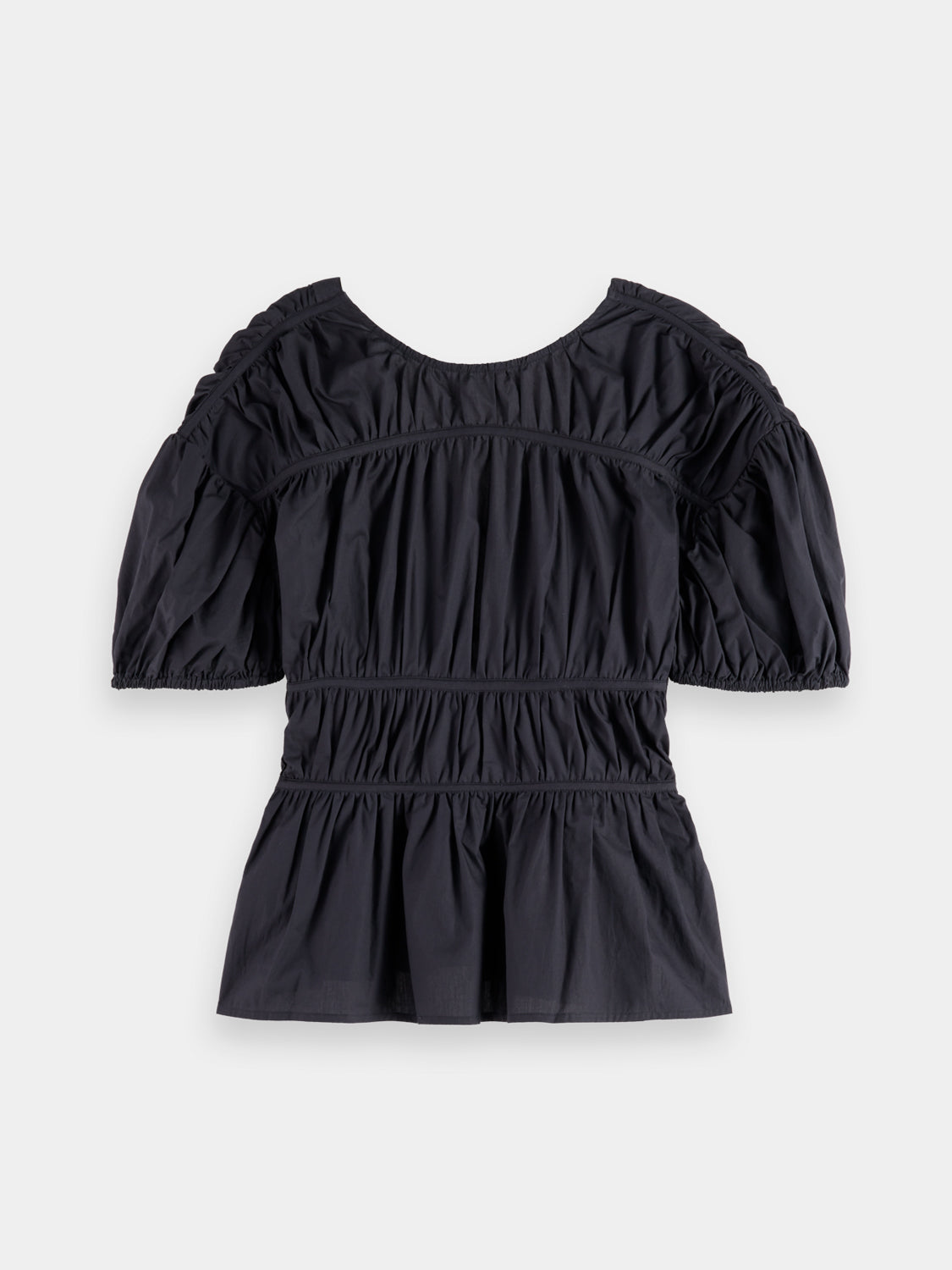 Gathered balloon sleeve top - Scotch & Soda AU
