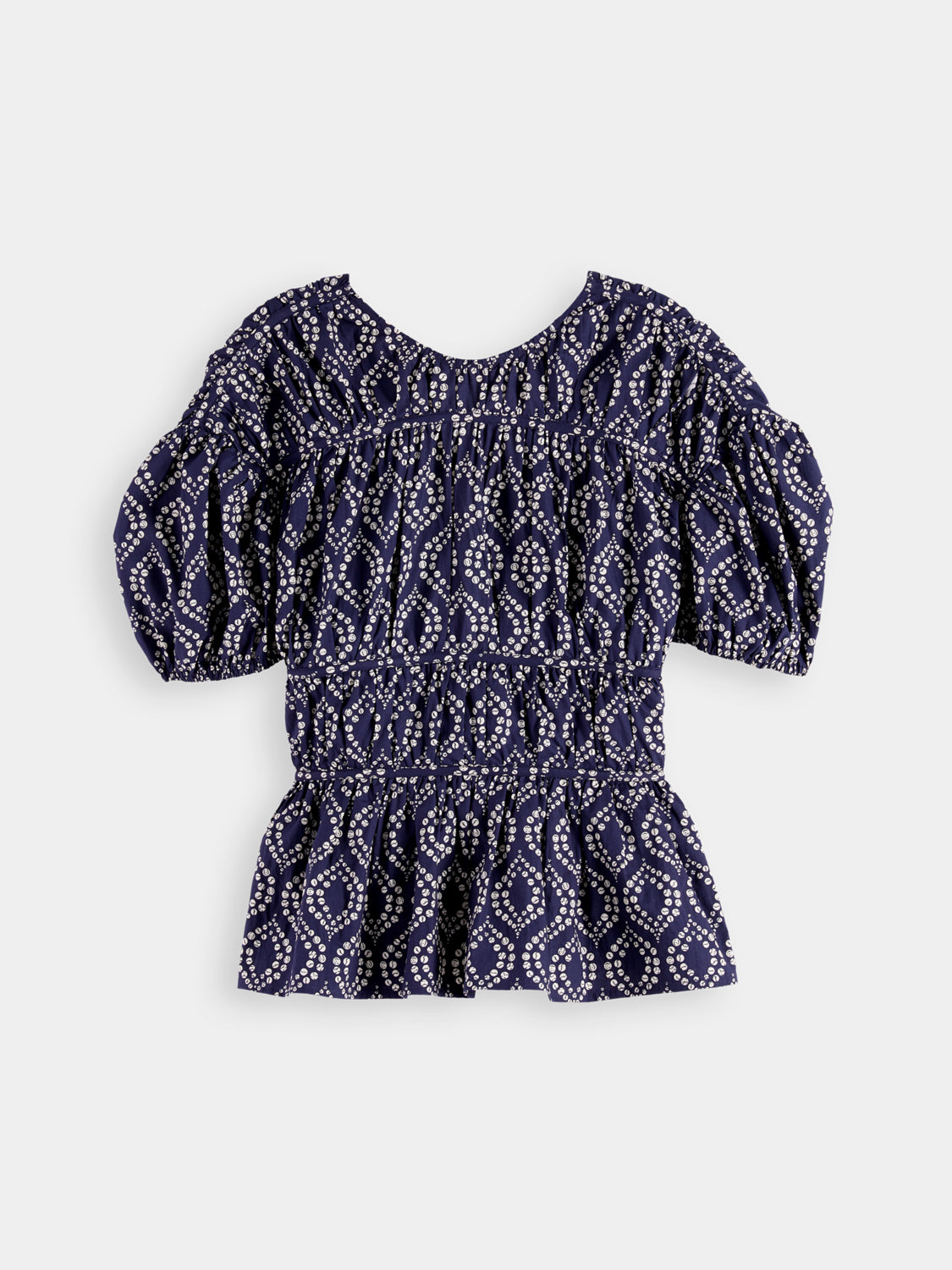 Gathered balloon sleeve top - Scotch & Soda AU