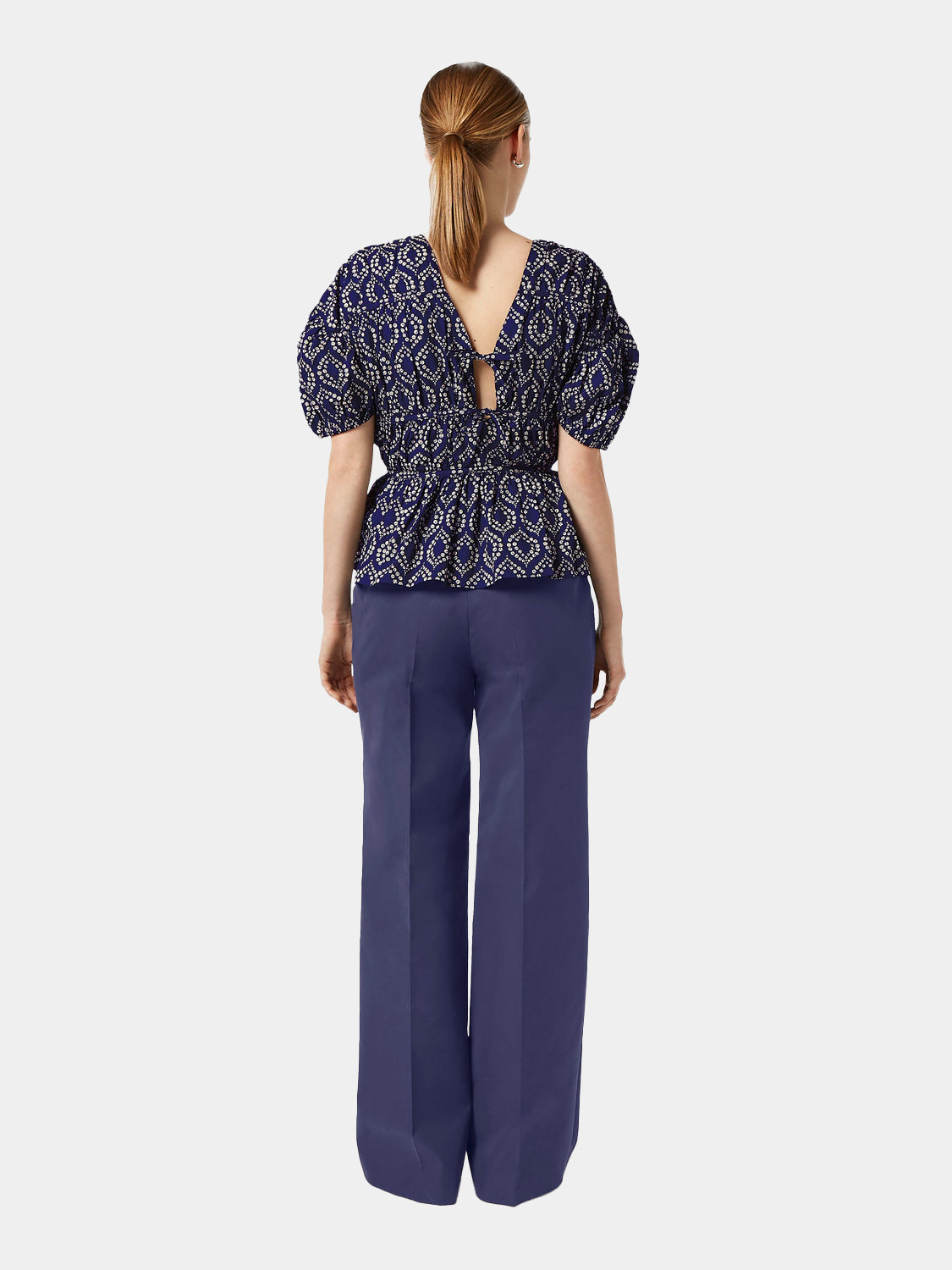 Gathered balloon sleeve top - Scotch & Soda AU