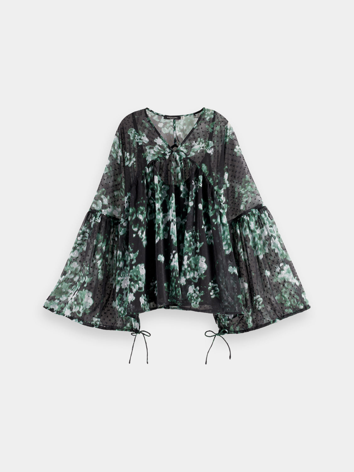 Printed fil coupe top - Scotch & Soda AU