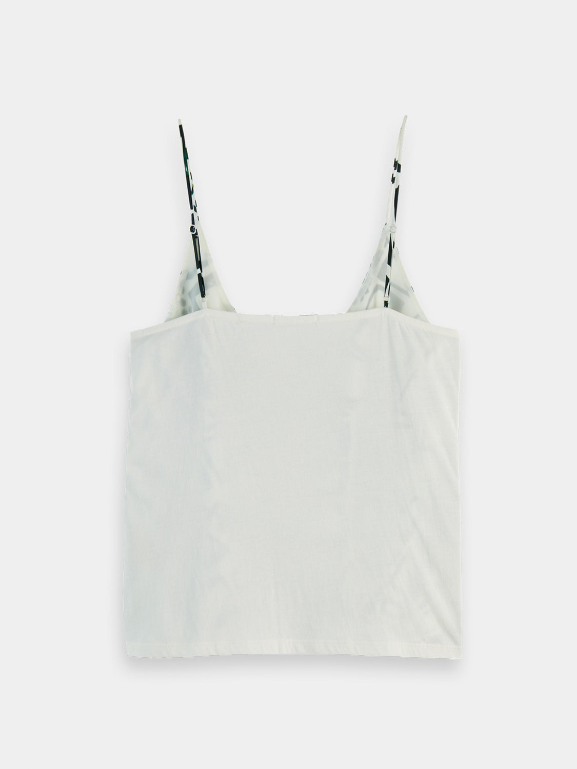 Jersey woven tank