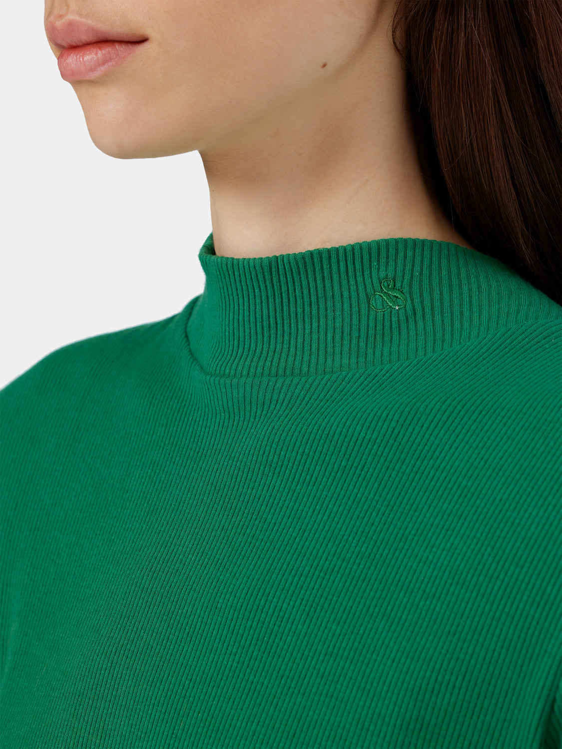 Mock neck ribbed top - Scotch & Soda AU