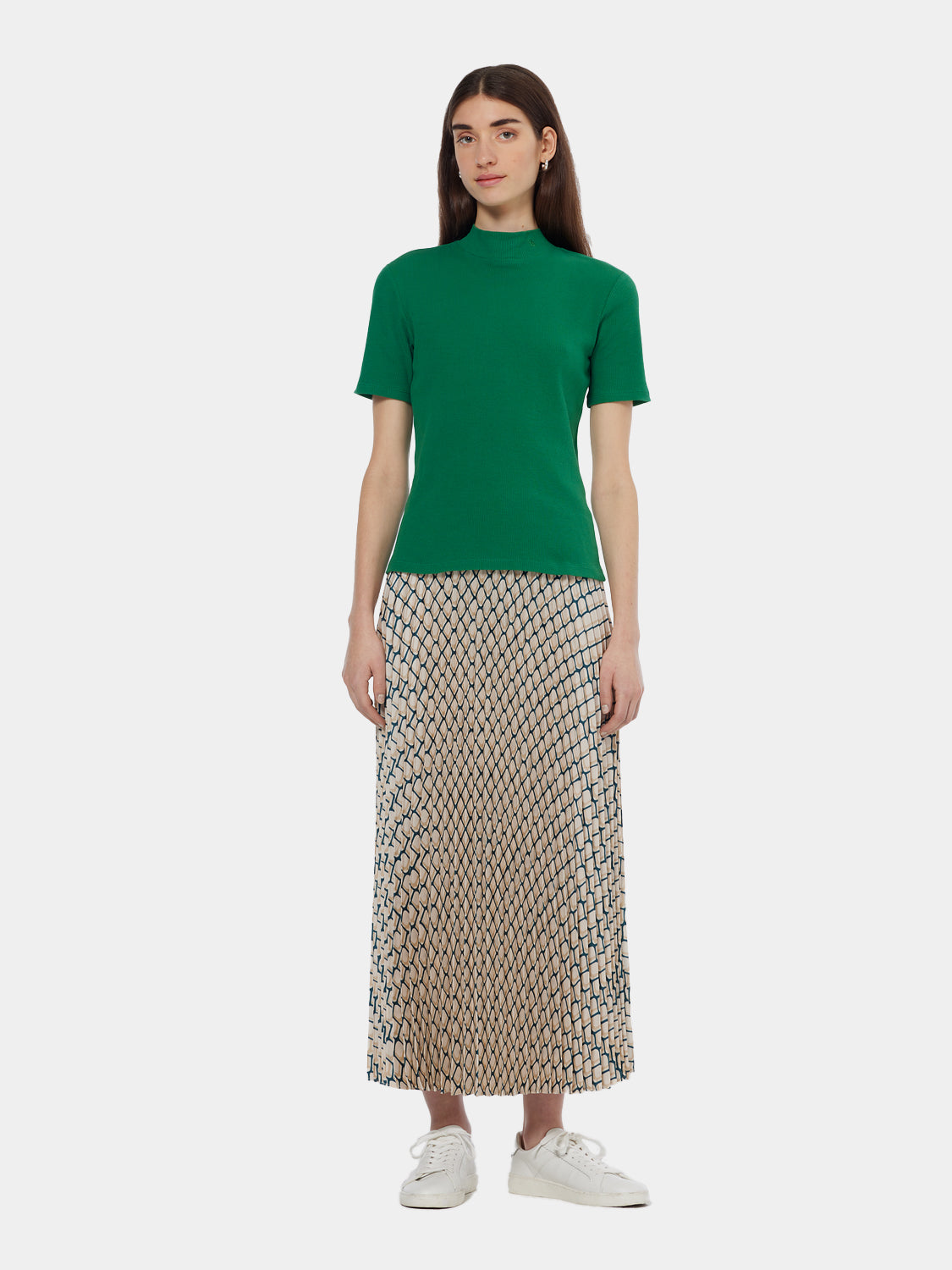 Mock neck ribbed top - Scotch & Soda AU