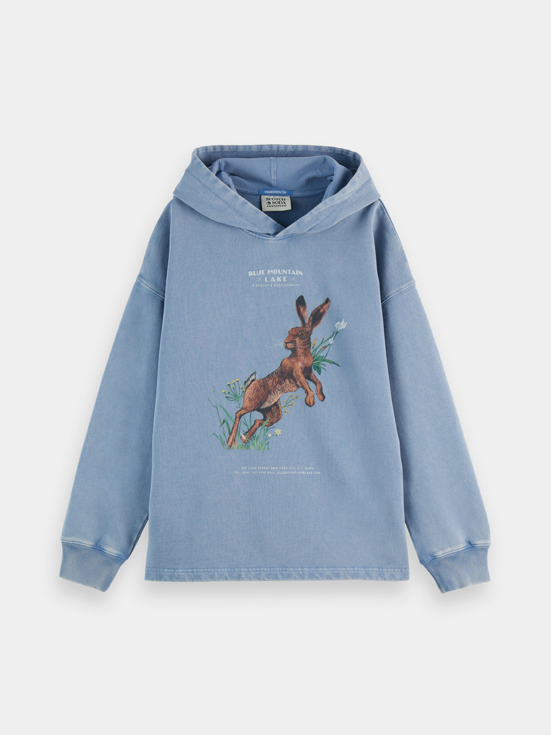 Washed artwork hoodie - Scotch & Soda AU