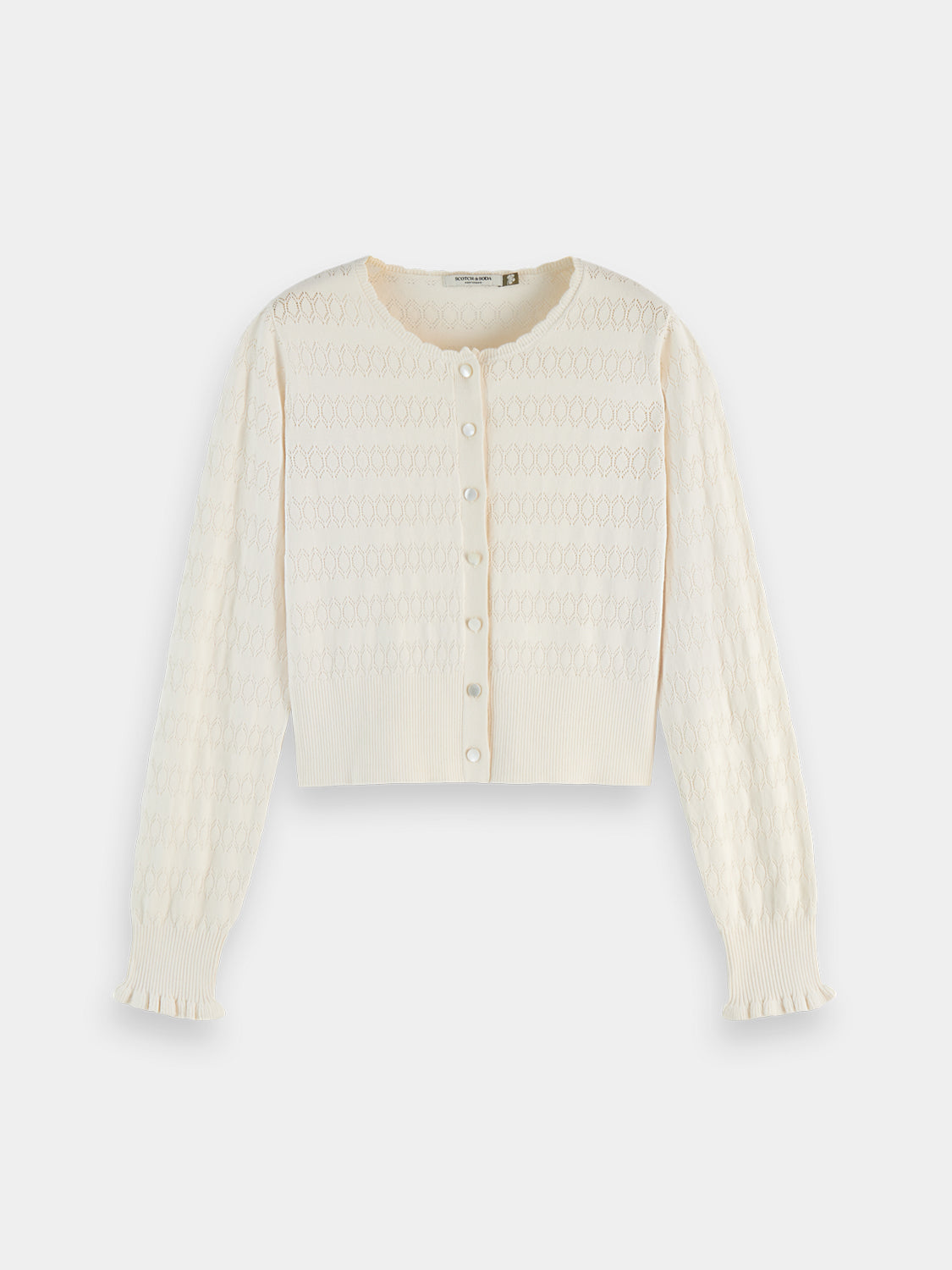 Pointelle stitch cardigan - Scotch & Soda AU