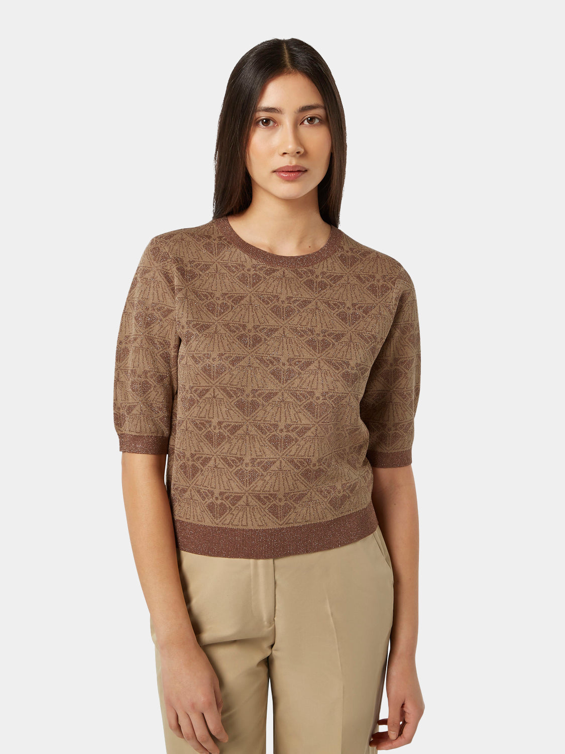 Monogram jacquard pullover - Scotch & Soda AU