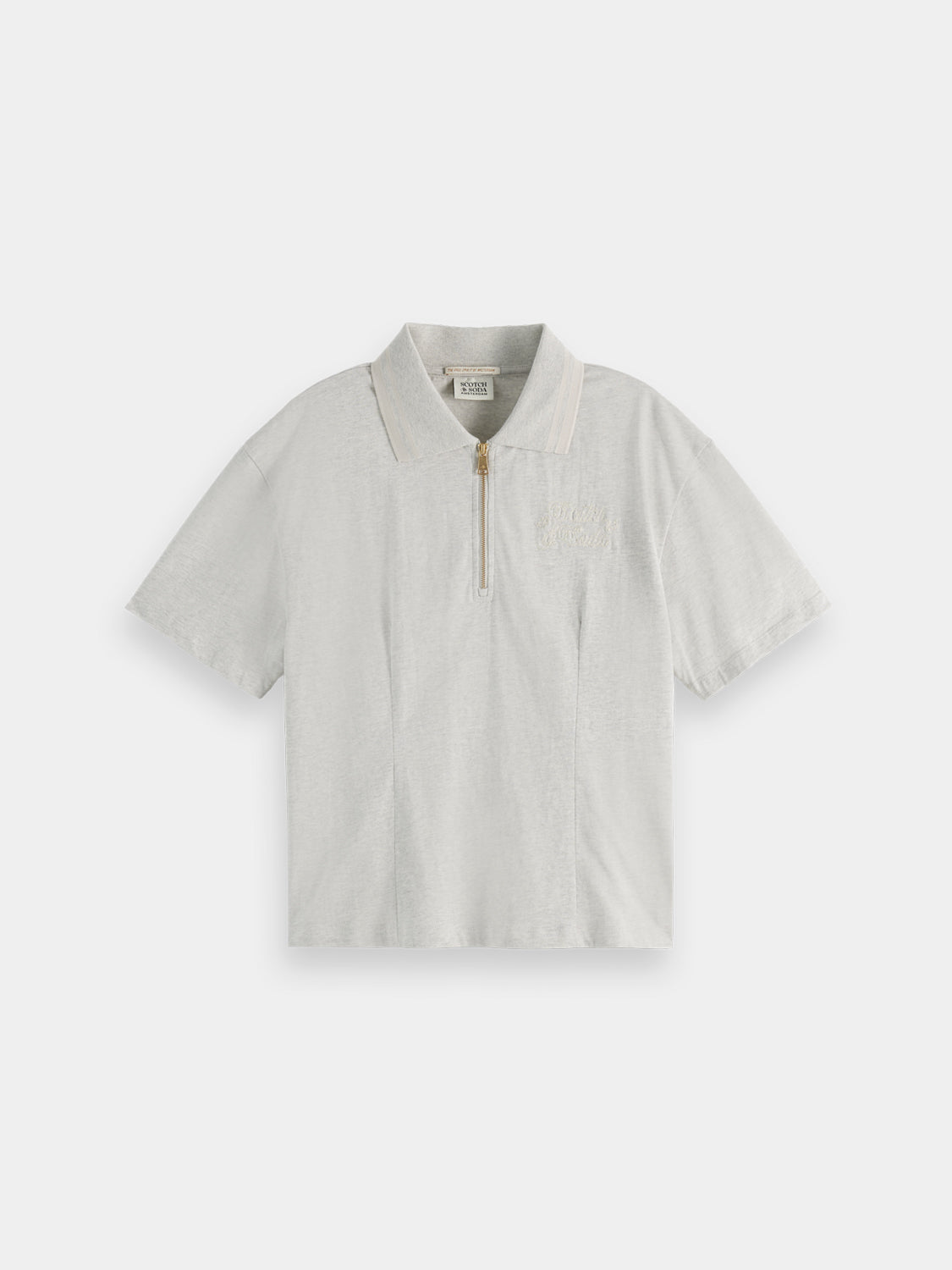 Quarter zip polo - Scotch & Soda AU