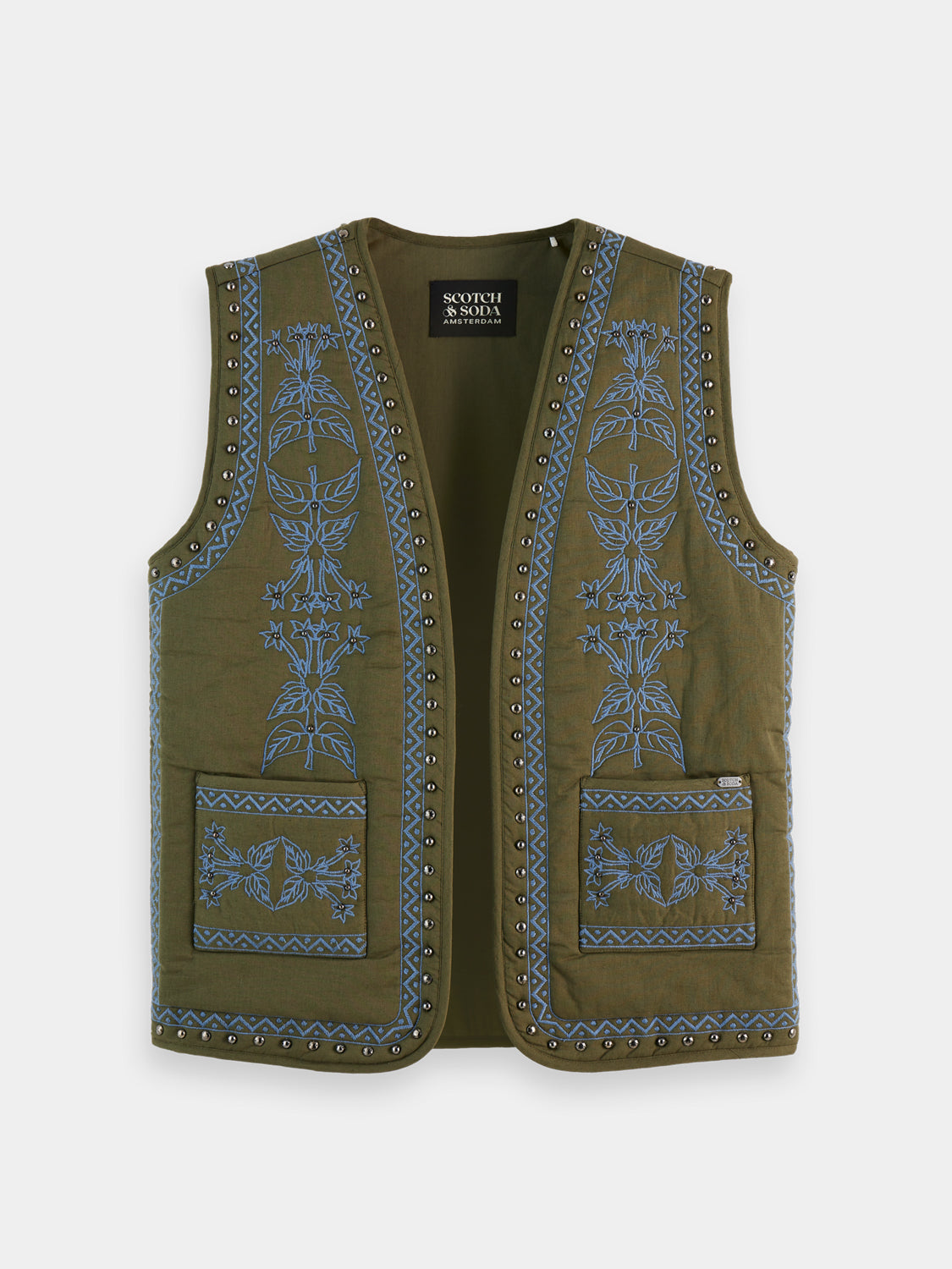 Floral embroidered gilet - Scotch & Soda AU