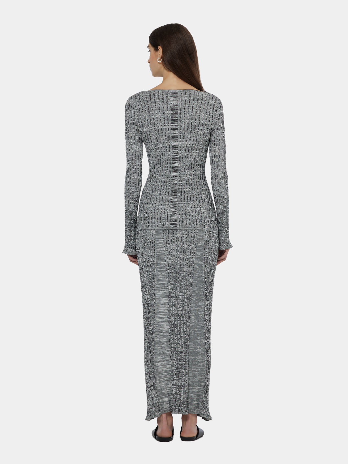 Maxi ribbed knitted skirt - Scotch & Soda AU