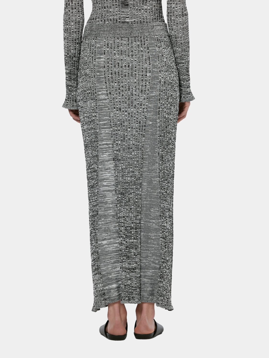 Maxi ribbed knitted skirt - Scotch & Soda AU