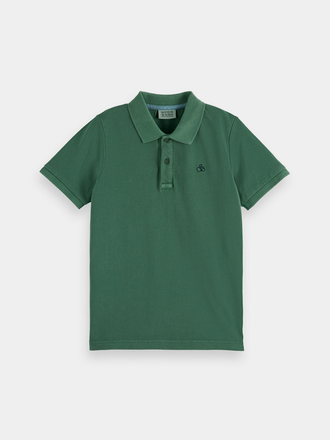 Kids - Garment-dyed pique polo - Scotch & Soda AU