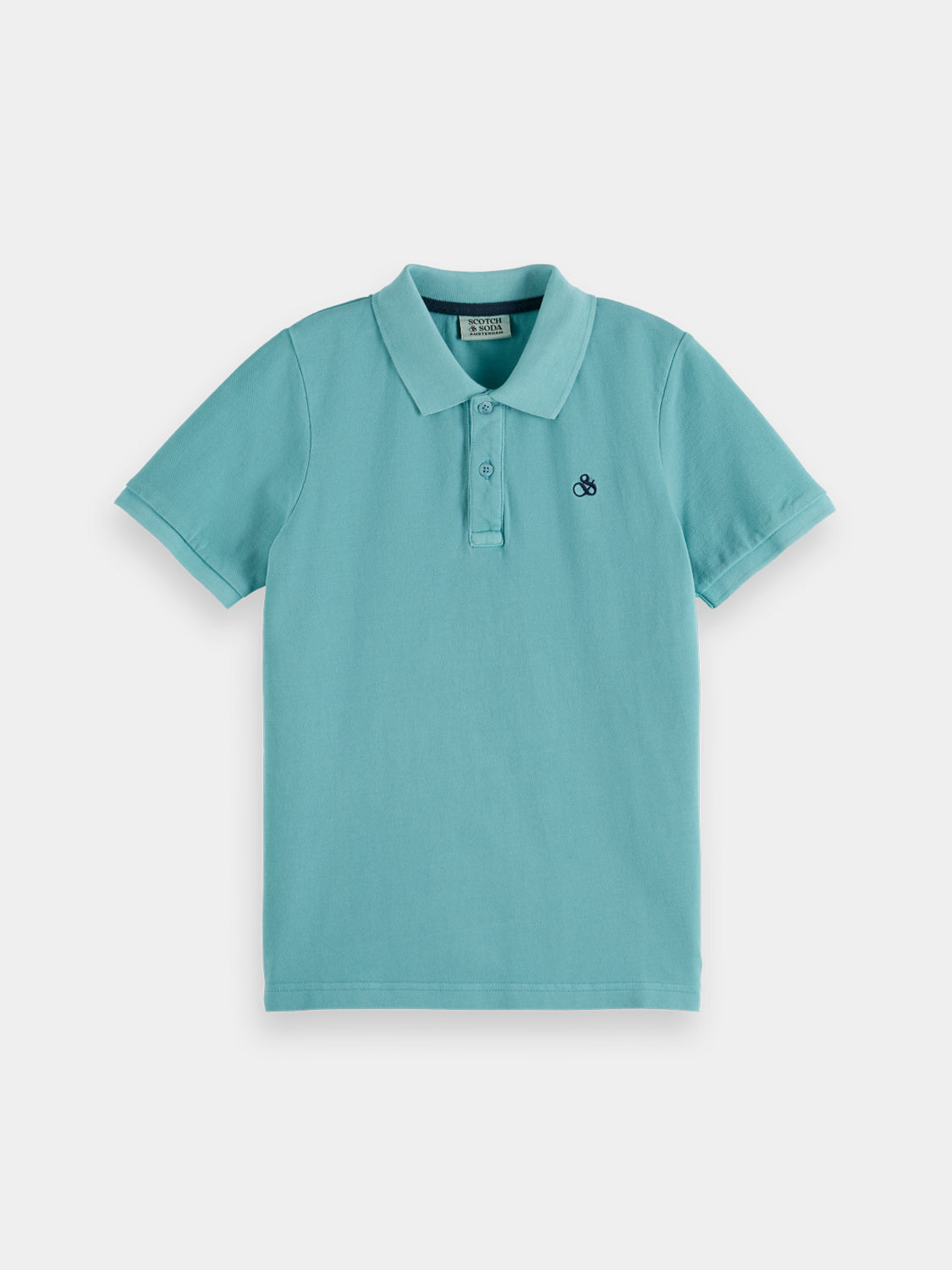 Kids - Garment-dyed pique polo - Scotch & Soda AU